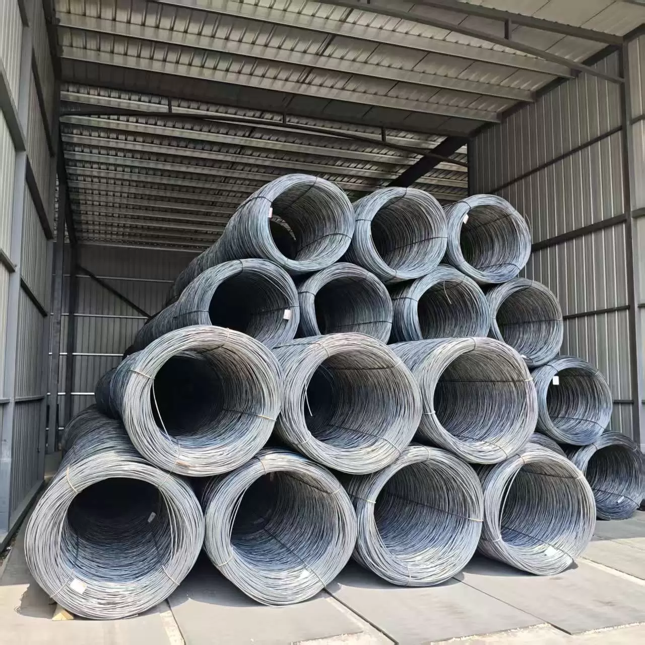 Hot-dip galvanized steel wire